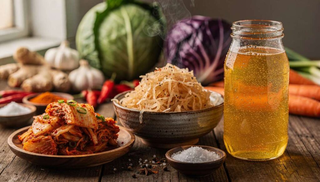 Sauerkraut, Kimchi oder Kombucha: Welches fermentierte Lebensmittel am besten wirkt