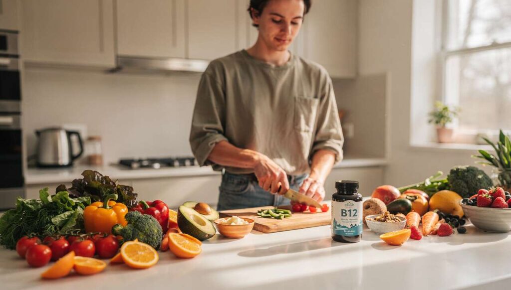 Vitamin B12 bei veganer Ernährung: DGE warnt vor häufigem Dosierungsfehler